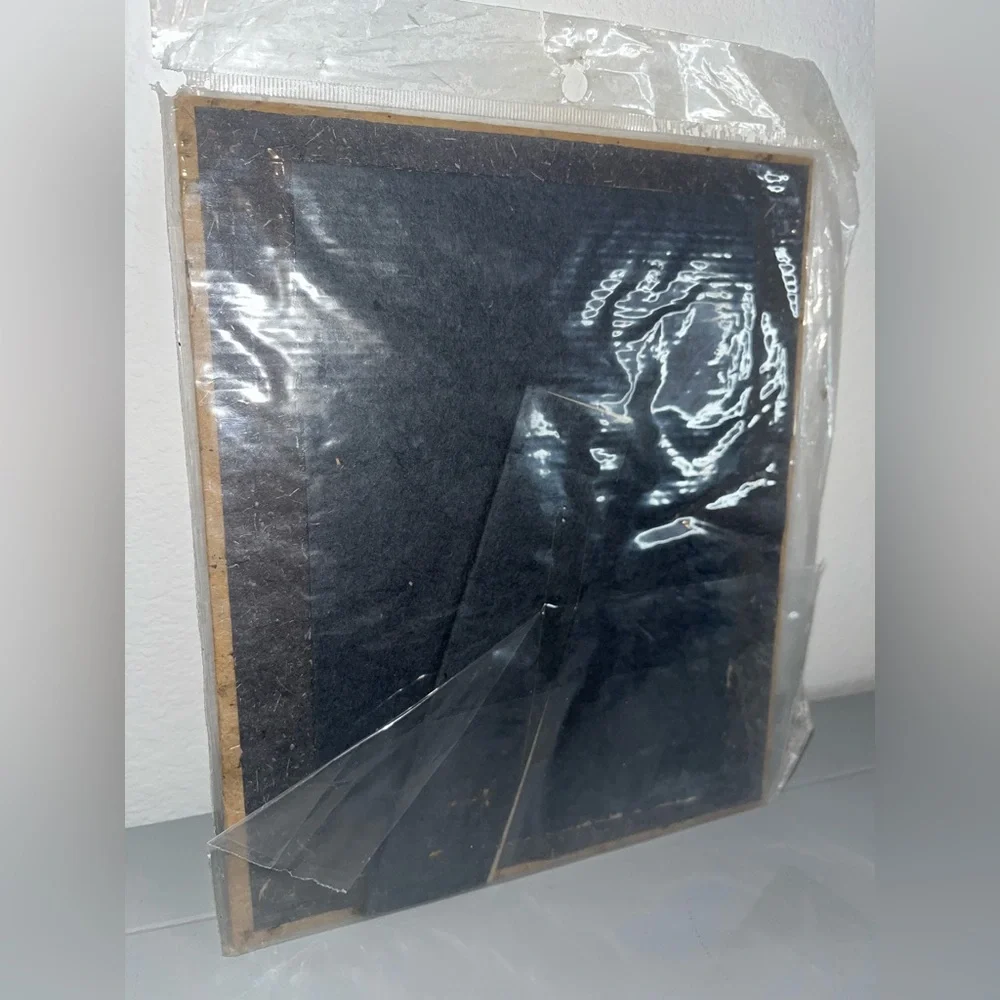 Handmade Natural Fiber Paper Table Top Photo Frame Mixed Media Paper EcoFriendly